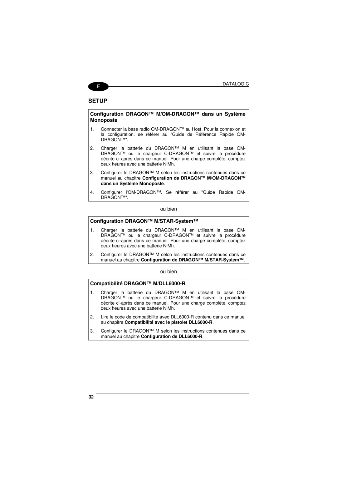 Datalogic Scanning D101 LR manual Setup 