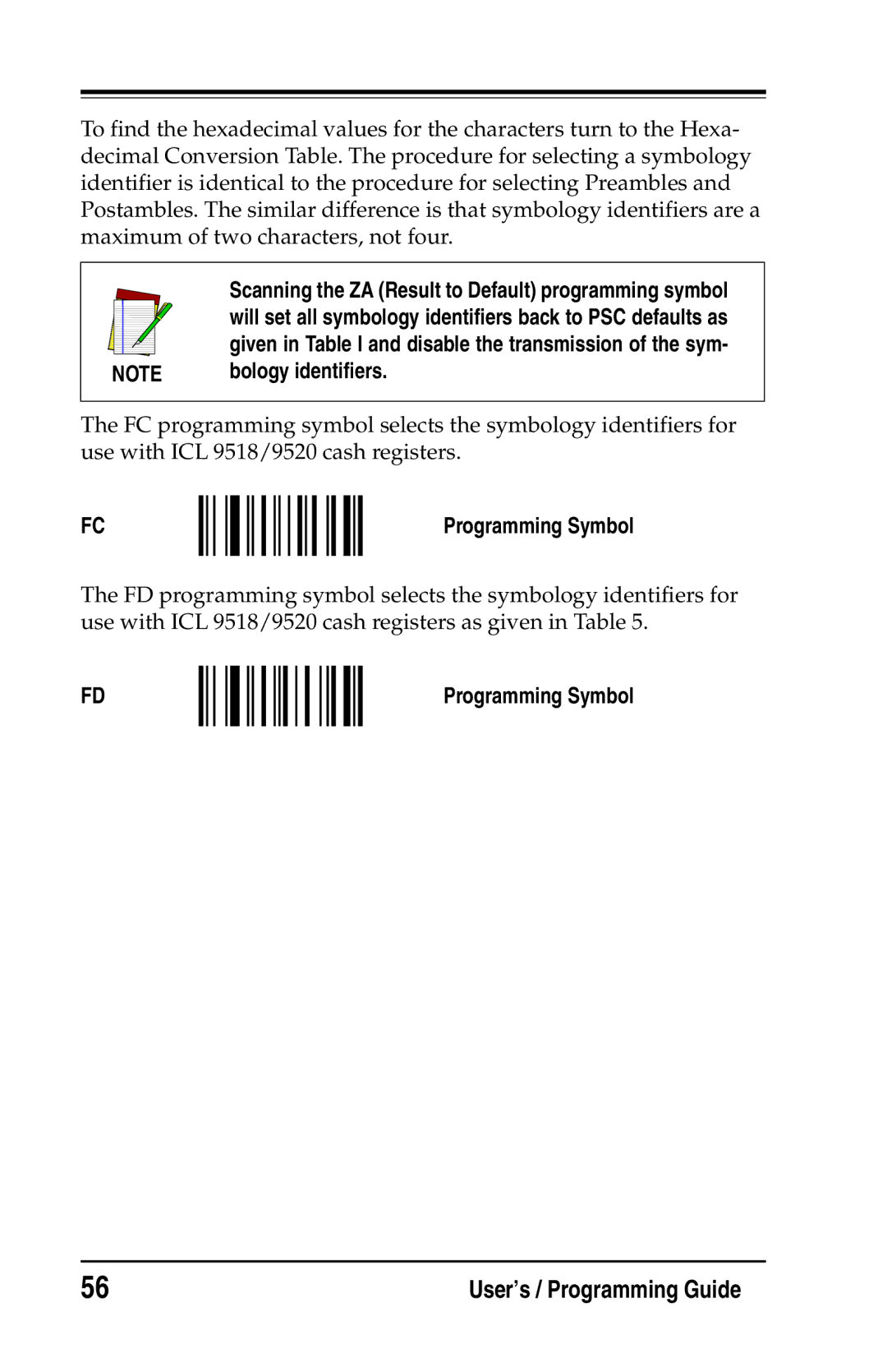 Datalogic Scanning DS2200 SH2348, DS1100 SH2347 manual Bology identifiers, Programming Symbol 