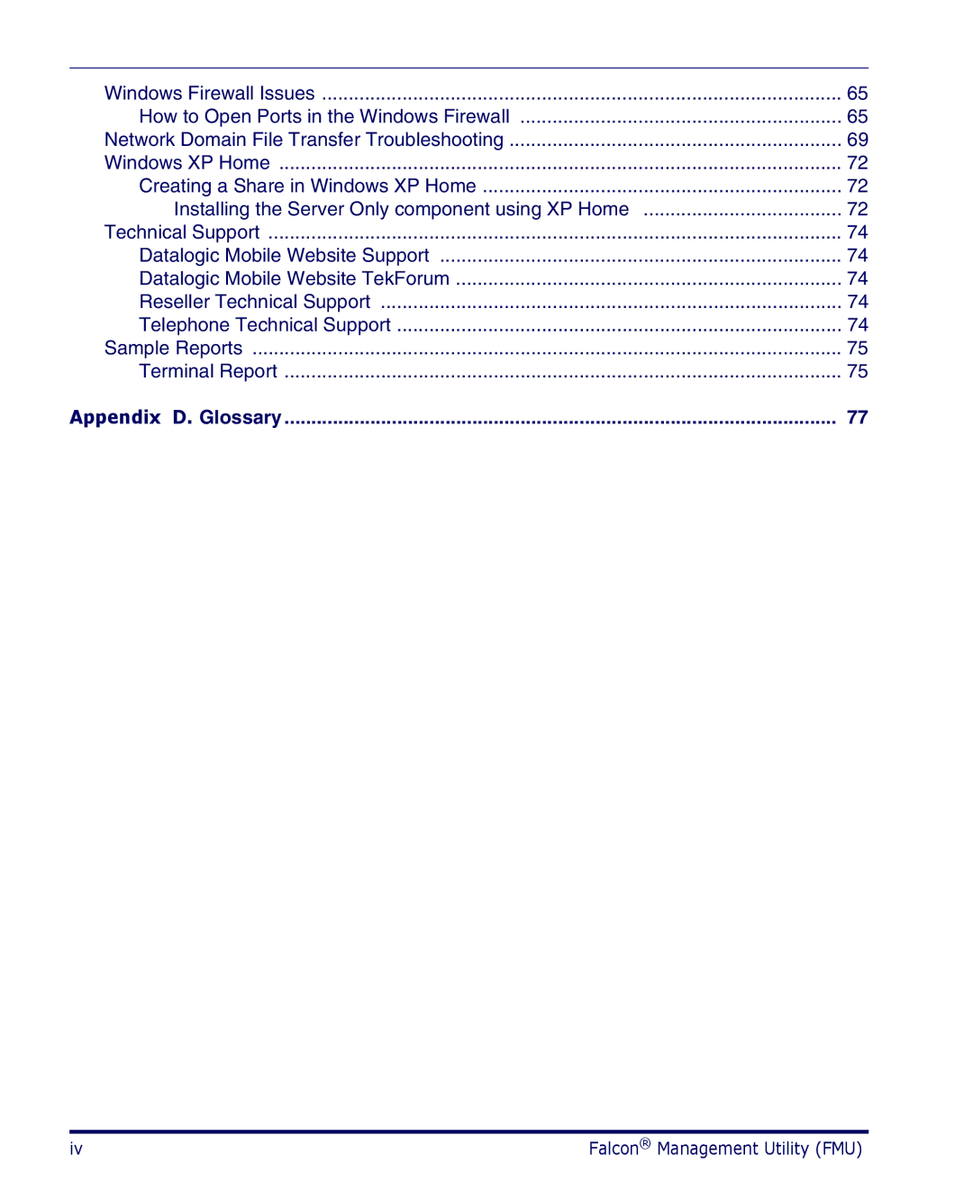 Datalogic Scanning PDA user manual Appendix D. Glossary 