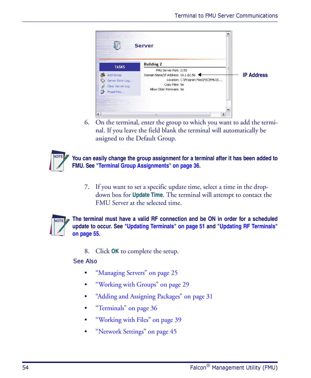 Datalogic Scanning PDA user manual Click OK to complete the setup 