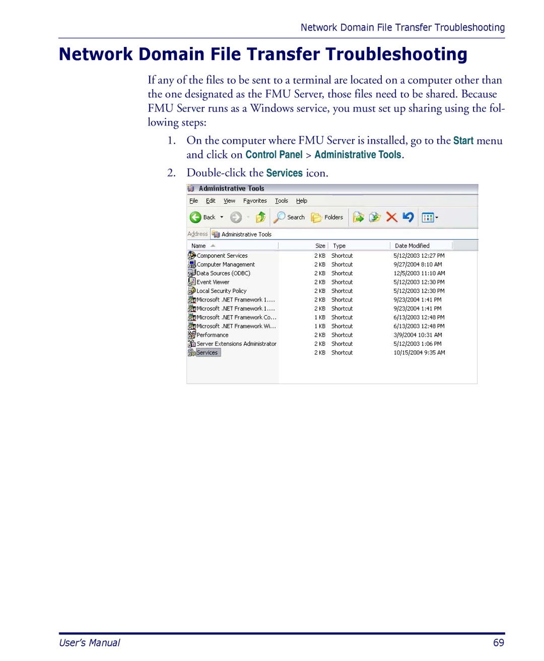 Datalogic Scanning PDA user manual Network Domain File Transfer Troubleshooting 