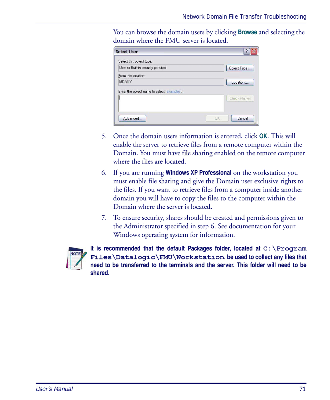 Datalogic Scanning PDA user manual User’s Manual 