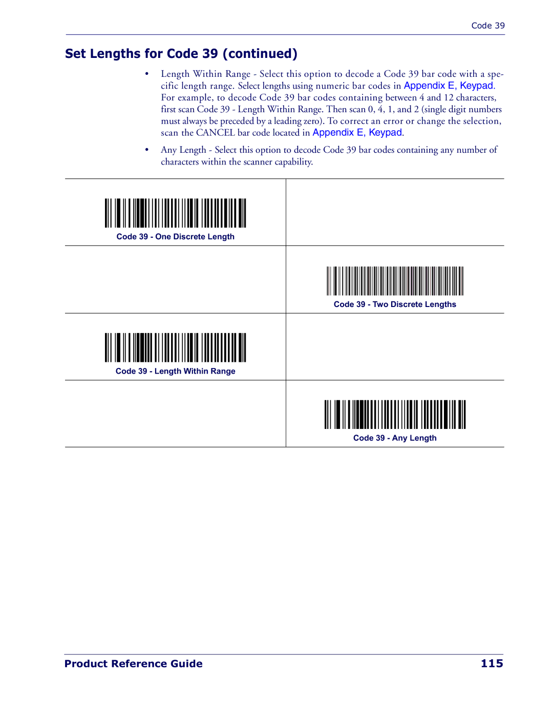 Datalogic Scanning QD 2300 manual 115 