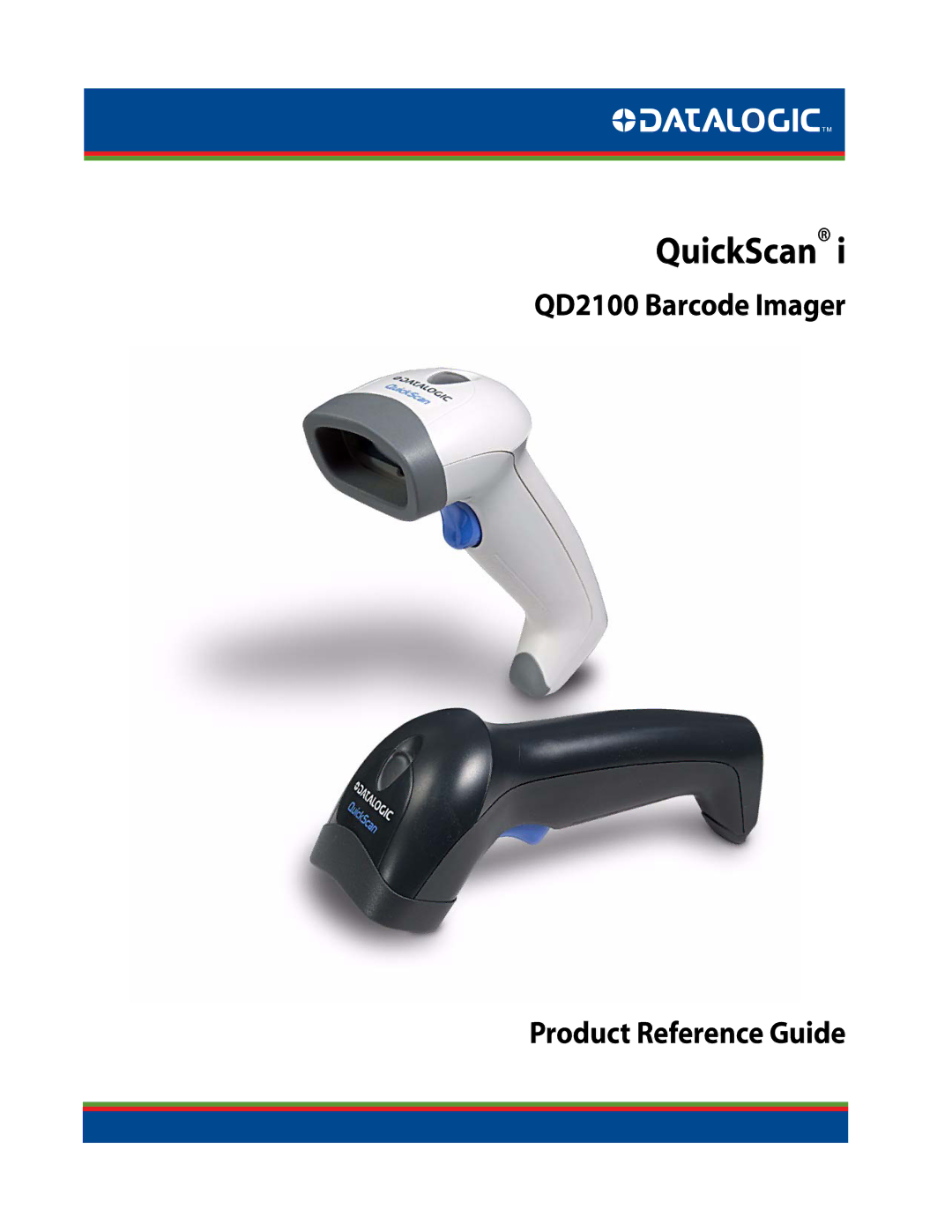 Datalogic Scanning QD2100 manual QuickScan 