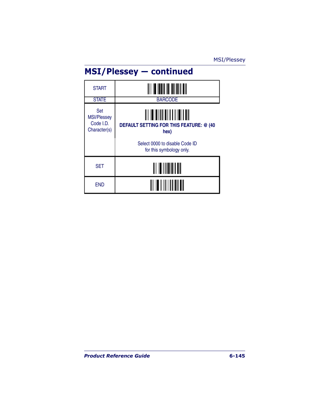 Datalogic Scanning QS6500BT manual Hex 