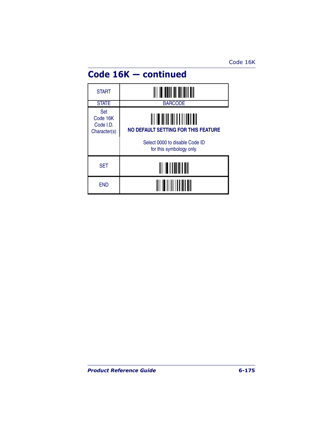 Datalogic Scanning QS6500BT manual Product Reference Guide 175 