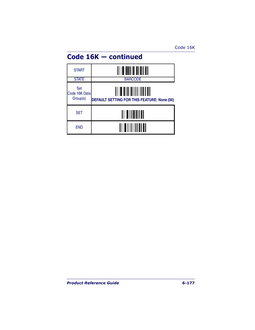 Datalogic Scanning QS6500BT manual Product Reference Guide 177 