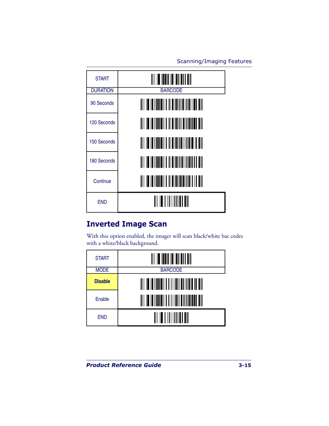 Datalogic Scanning QS6500BT manual Inverted Image Scan 