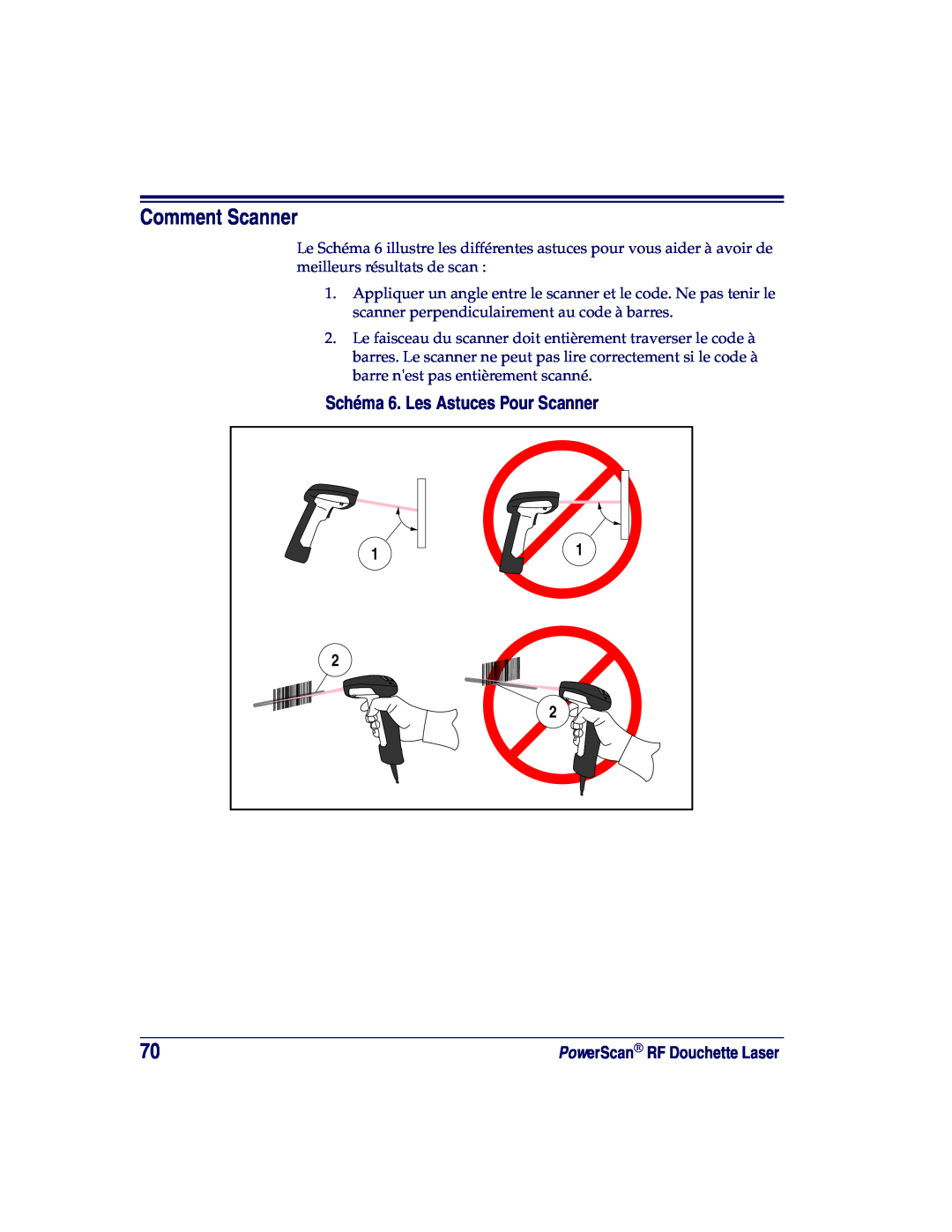 Datalogic Scanning SR, XLR, HD manual Comment Scanner, Schéma 6. Les Astuces Pour Scanner 