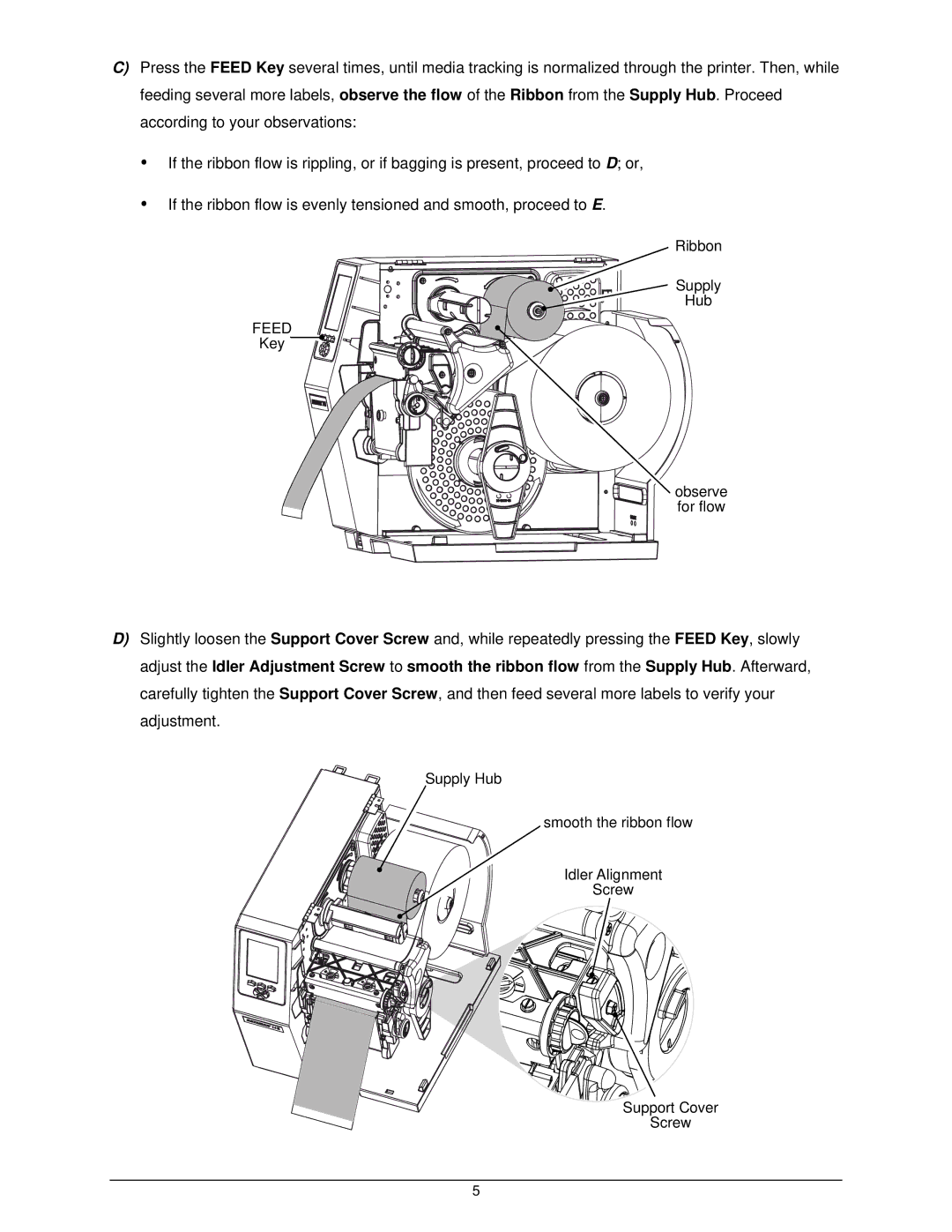 Datamax datamax-o'neil manual Feed 