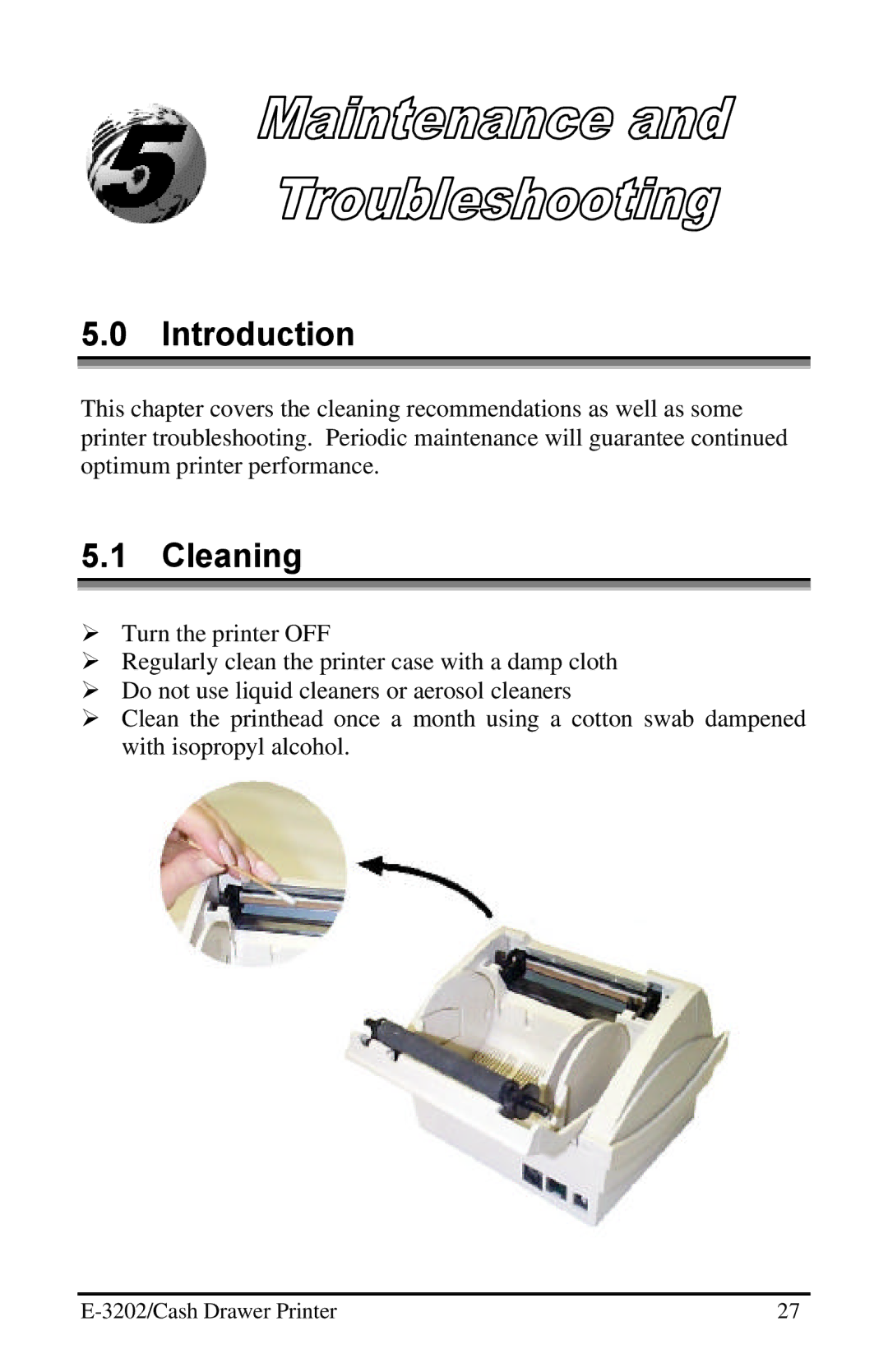 Datamax E-3202 manual Introduction, Cleaning 