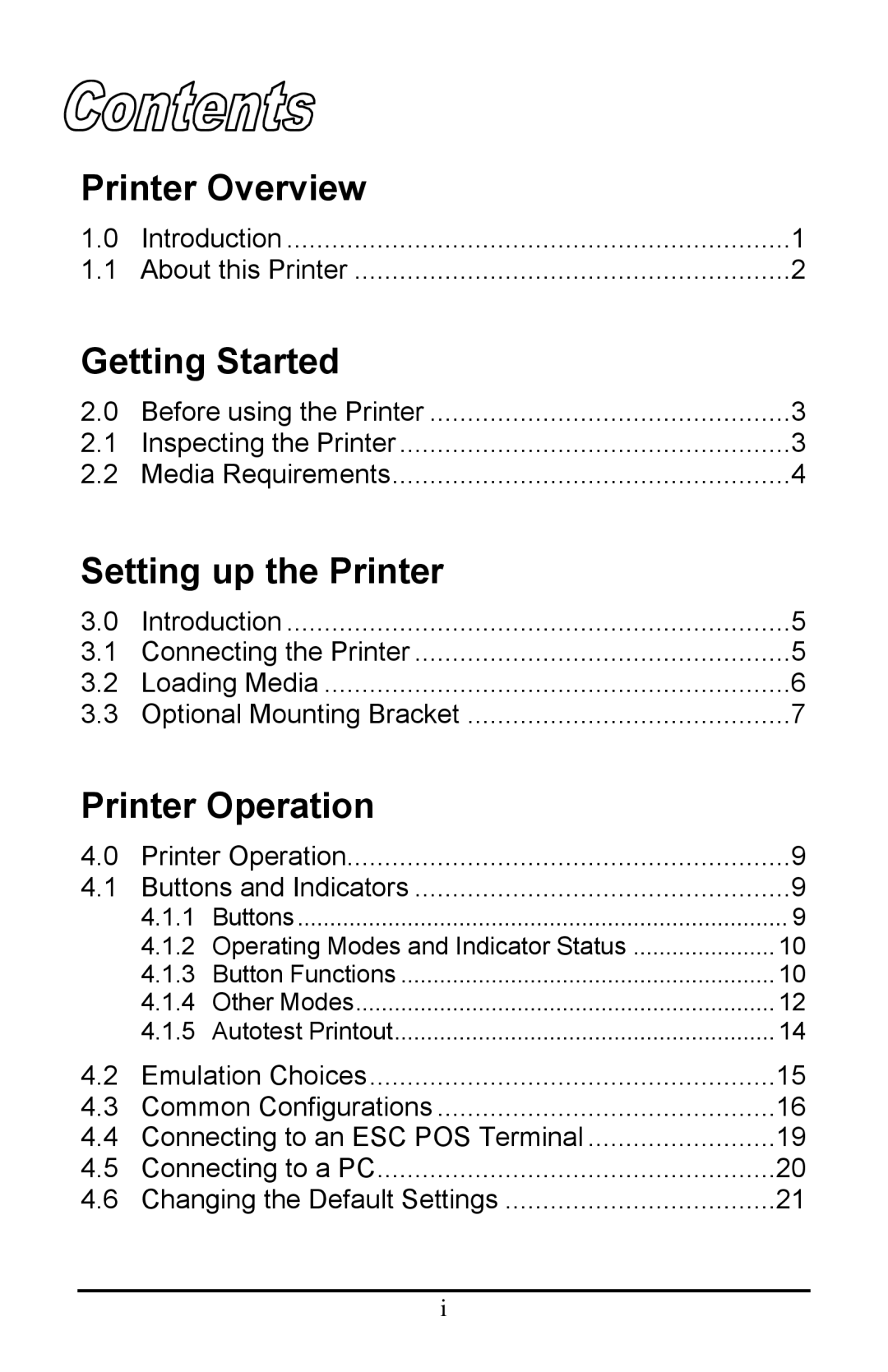 Datamax E-3202 manual Printer Overview 