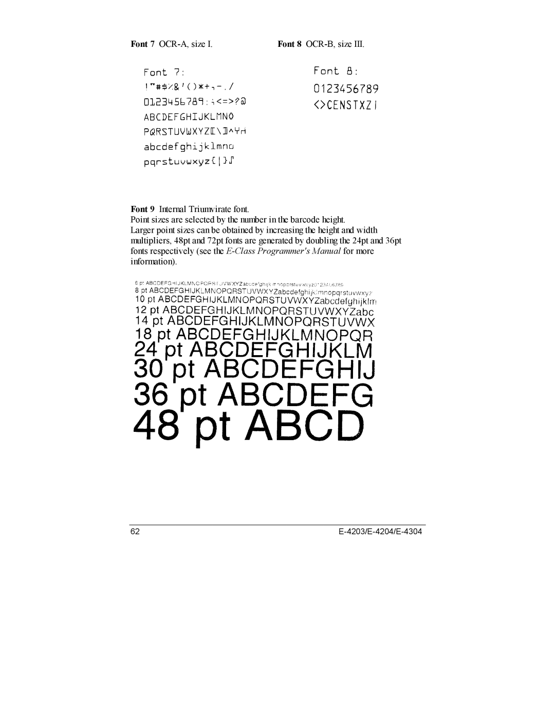 Datamax E-4203, E-4304e manual 4203/E-4204/E-4304 