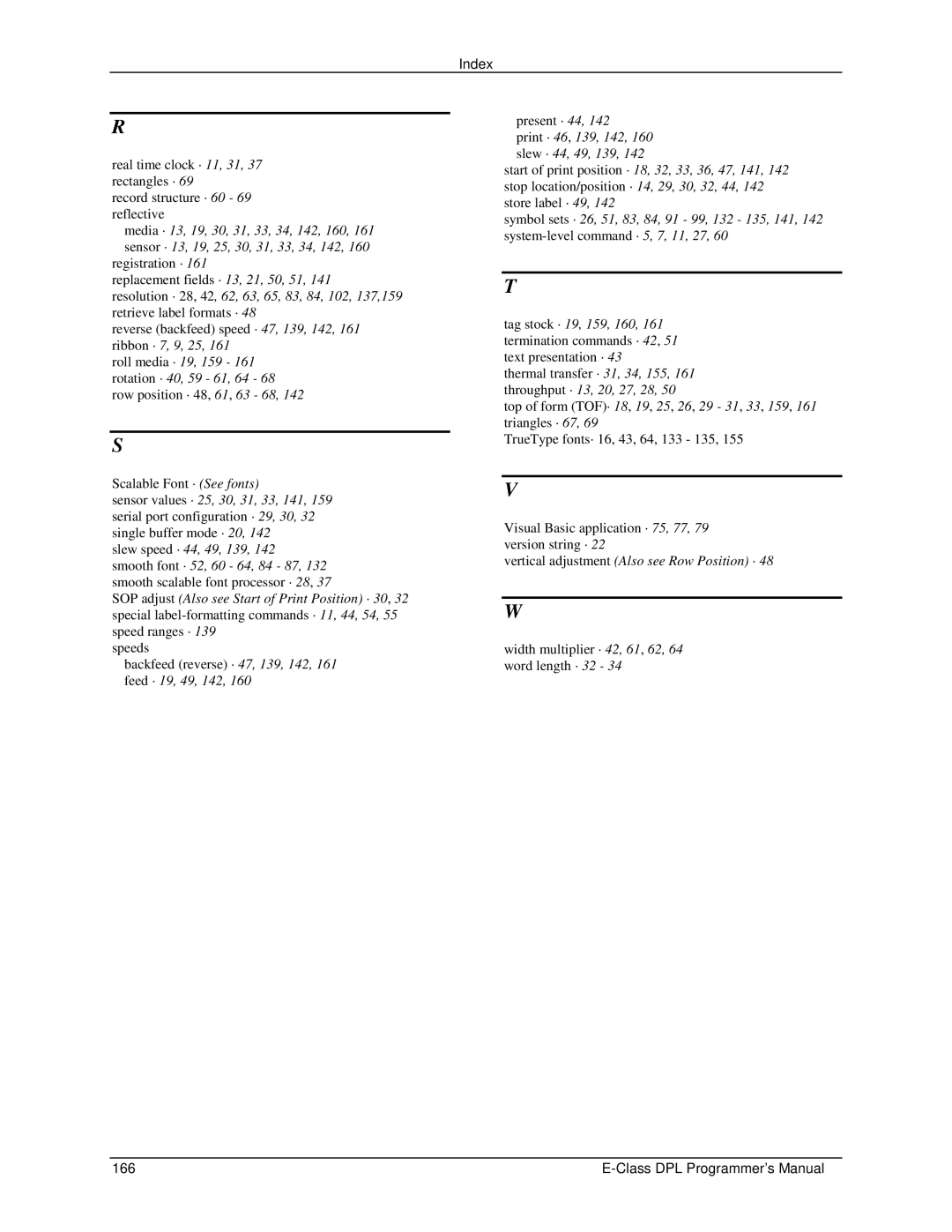 Datamax E4203 manual Vertical adjustment Also see Row Position · 