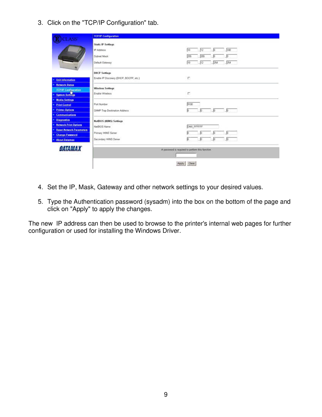 Datamax Ex2 manual 