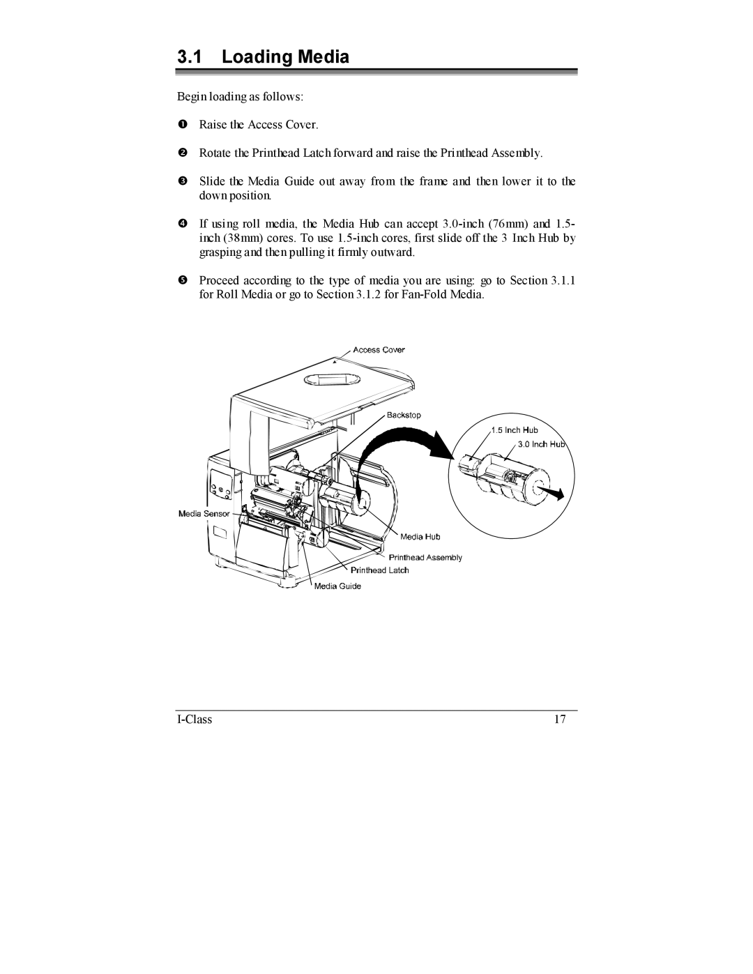 Datamax I-4208, I-4206 manual Loading Media 