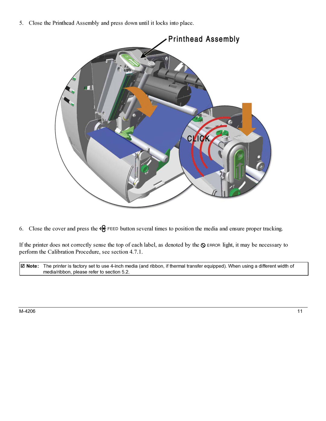 Datamax M-4206 manual 