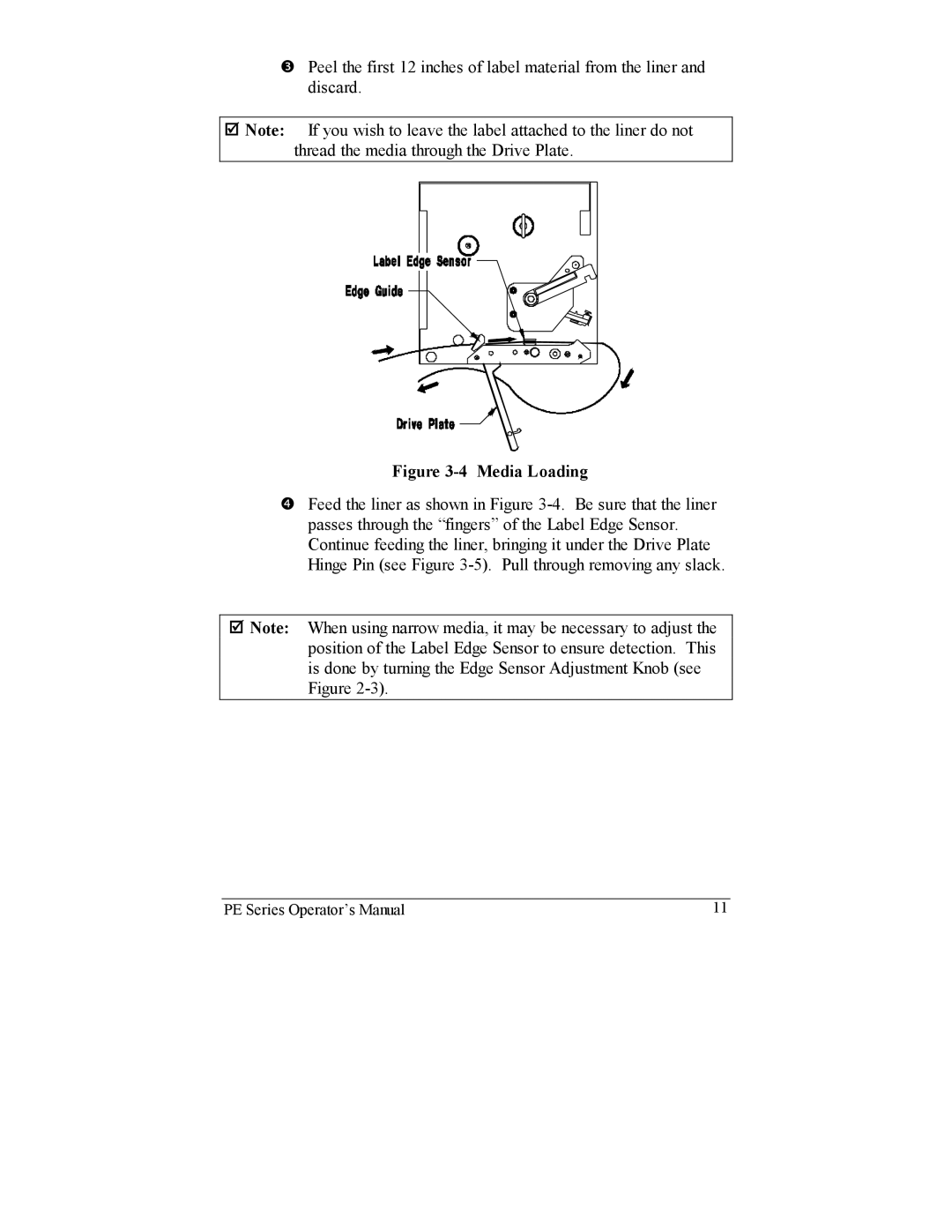 Datamax PE manual Media Loading 