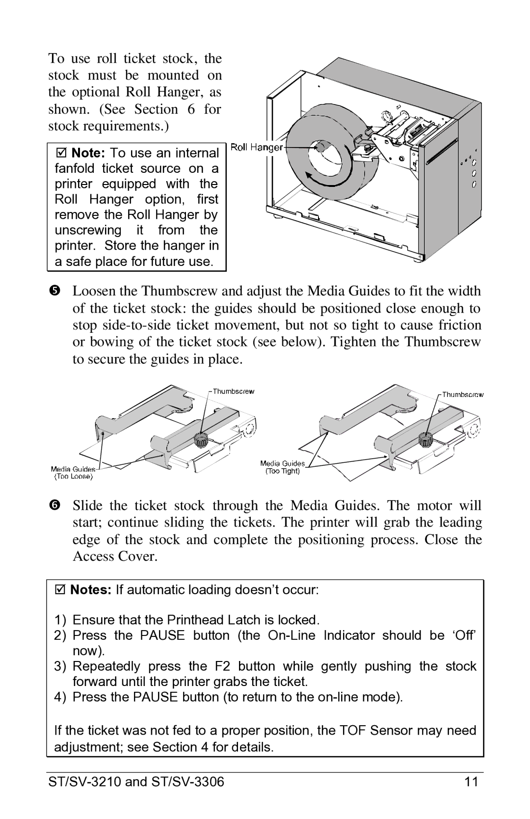 Datamax ST-3210, SV-3306, ST-3306, SV-3210 manual 