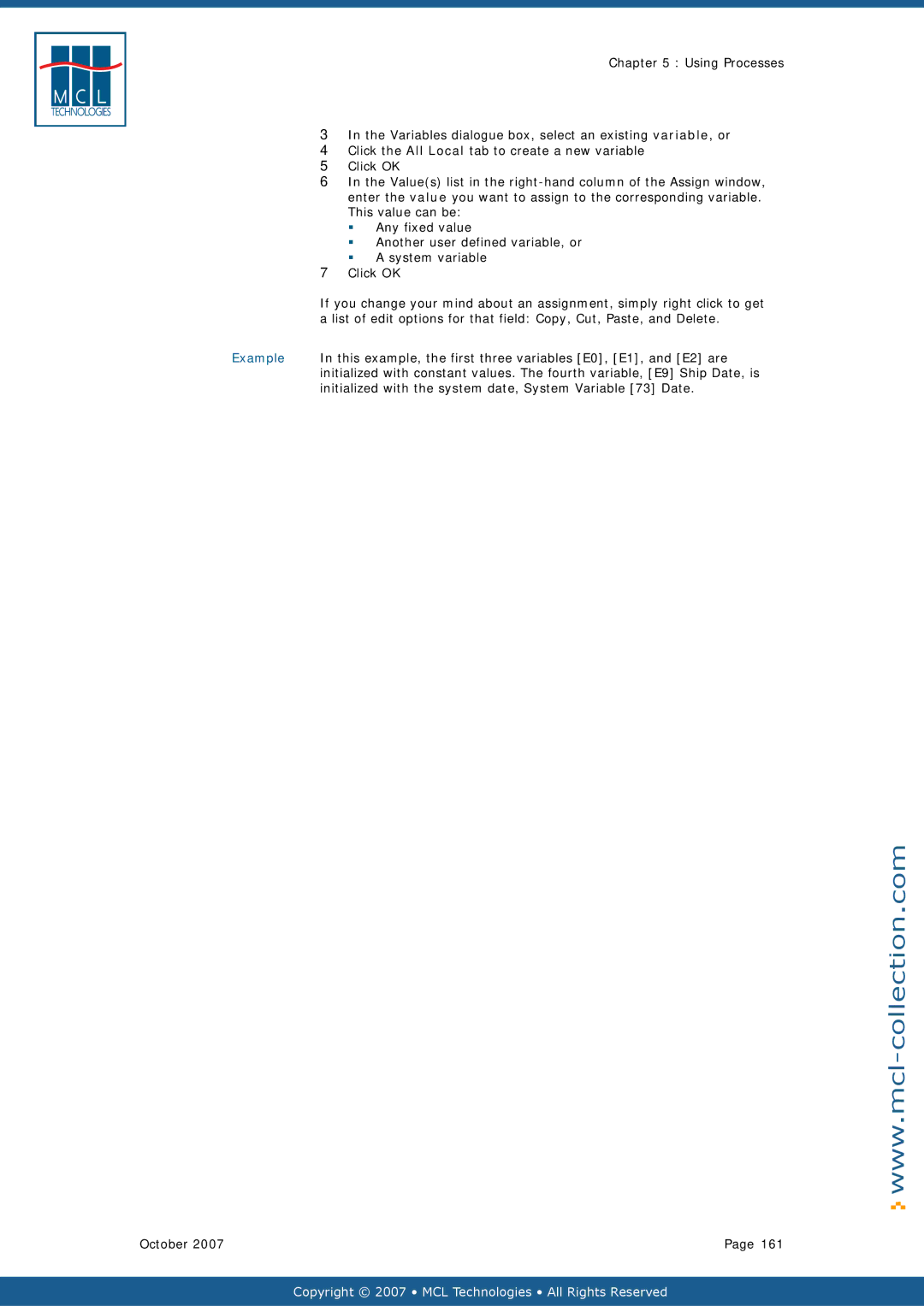 Datamax v1.1x user manual This example, the first three variables E0, E1, and E2 are 