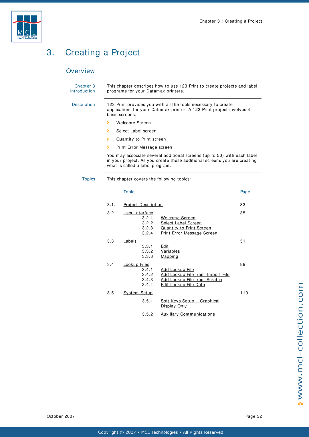 Datamax v1.1x Creating a Project, Programs for your Datamax printers, Description, What is called a label program 