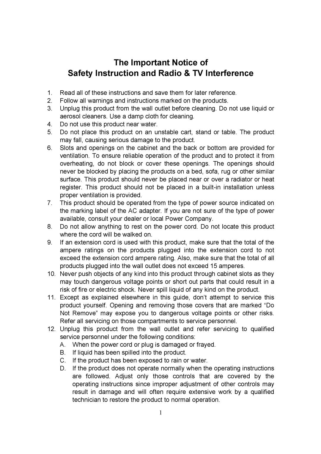 Datavideo CP-100 PRO instruction manual 