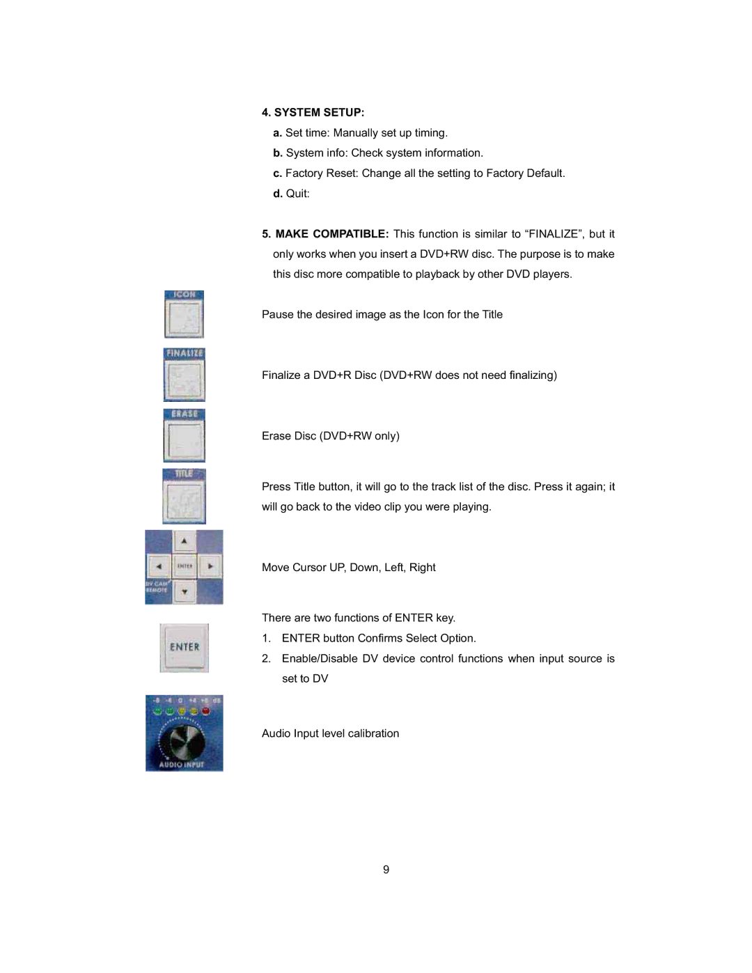 Datavideo MP-6000 Mk2 manual System Setup 