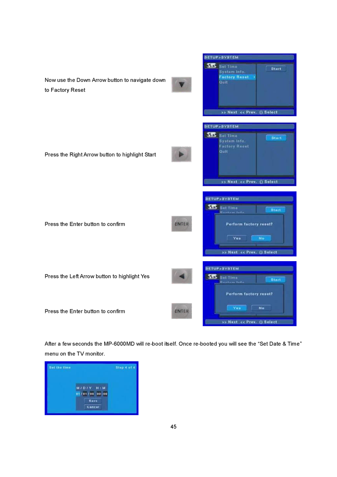 Datavideo MP6000MD manual 