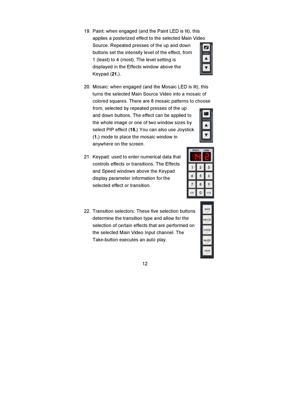 Datavideo RMC-120 user manual 