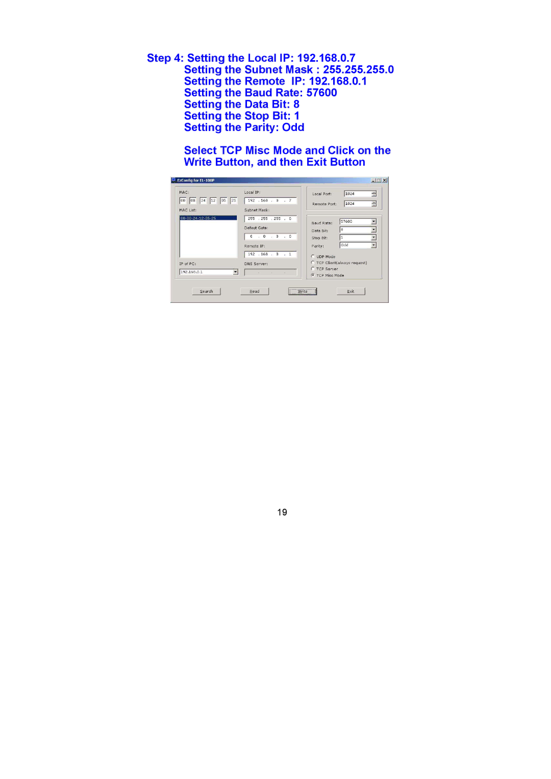 Datavideo RMC-120 user manual 