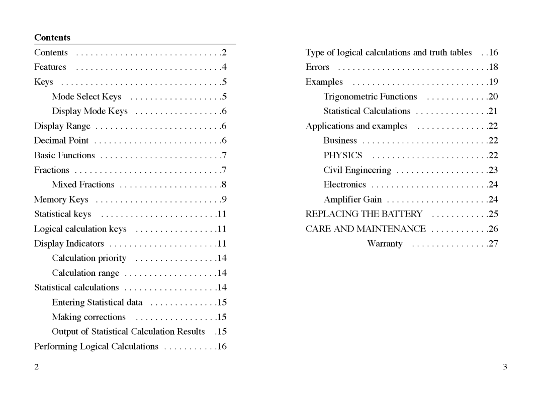 Datexx 6518206 owner manual Contents 