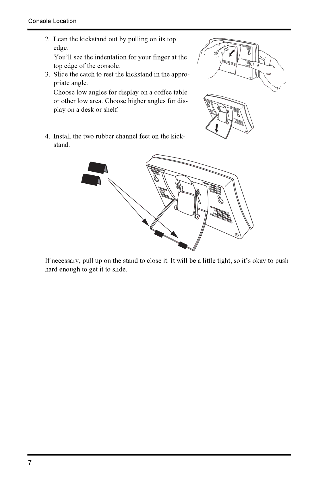 Davis Instruments 6152C manual Console Location 