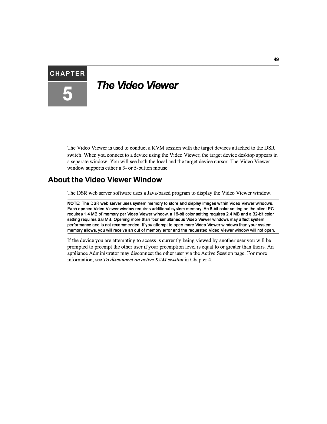 Daxten DSR4020, DSR2020, DSR8020, DSR1020 manual The Video Viewer, About the Video Viewer Window, Chapter 