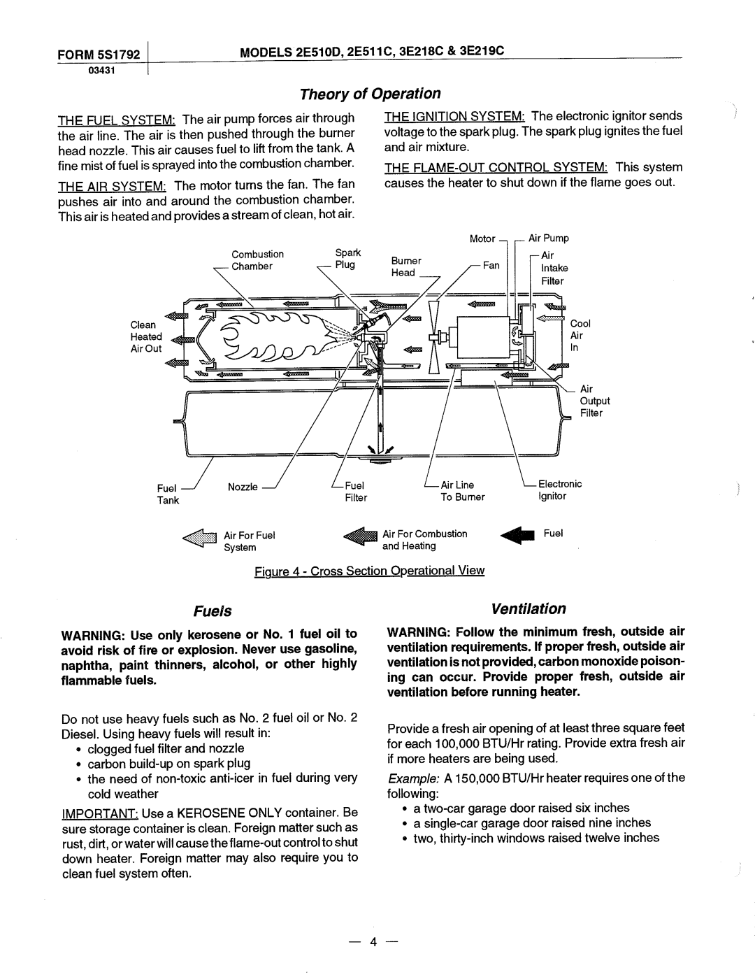 Dayton 2E511C manual 