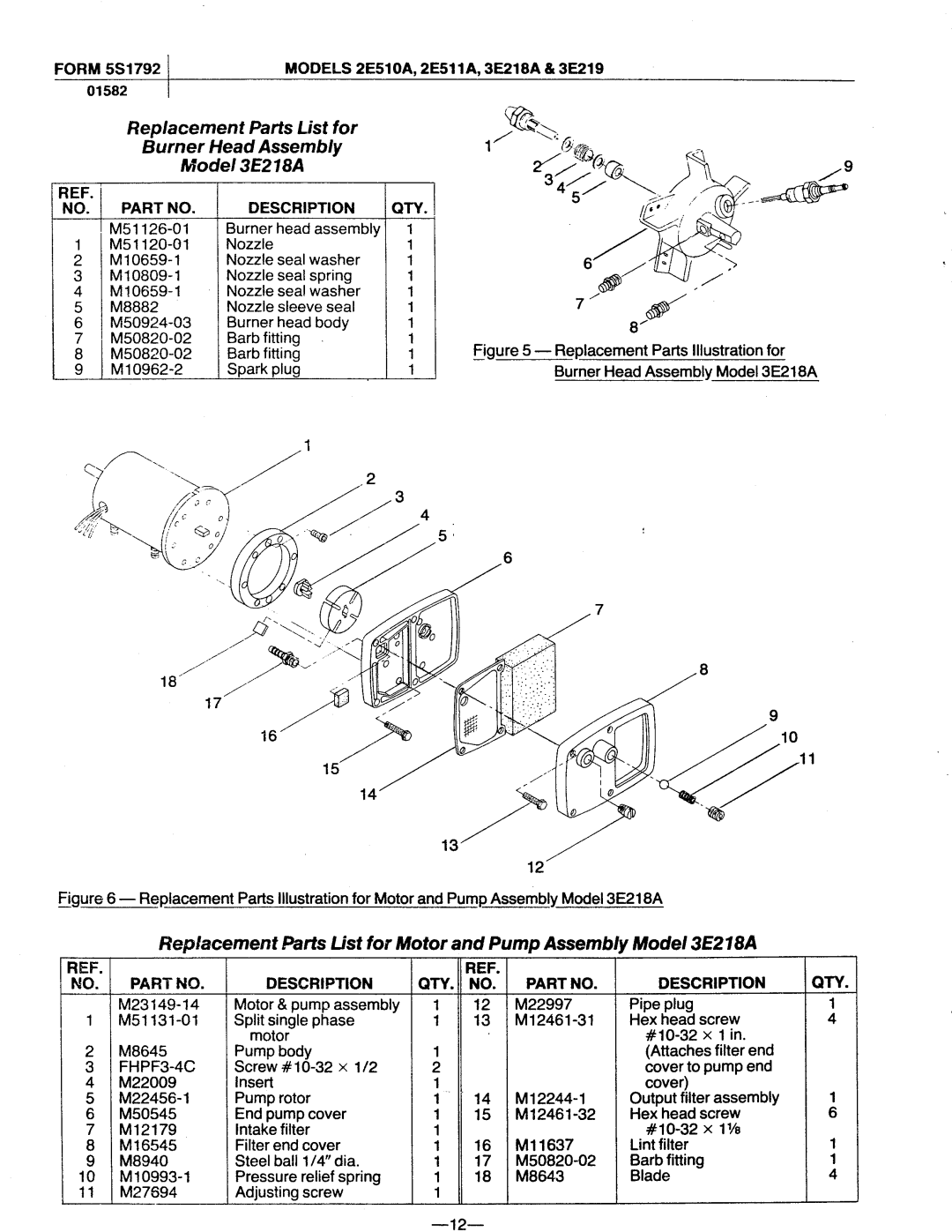 Dayton 3E218A, 3.00E+219, 2E511A, 2E510A manual 