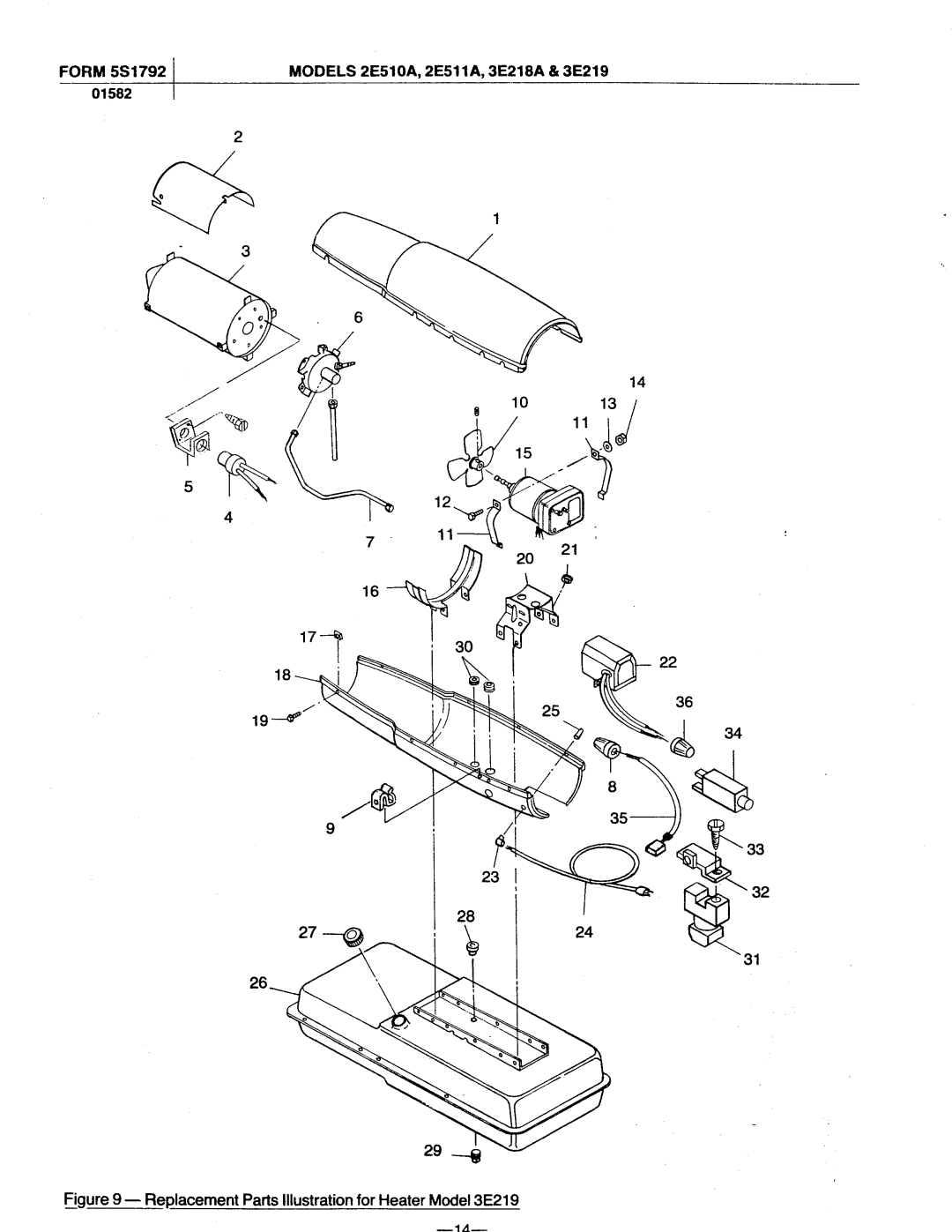 Dayton 2E511A, 3E218A, 3.00E+219, 2E510A manual 