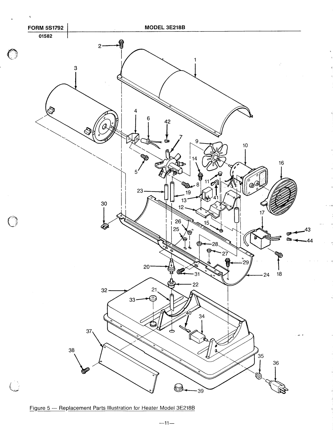 Dayton 2E510C, 3E218B, 2E511B, 3E219B manual 