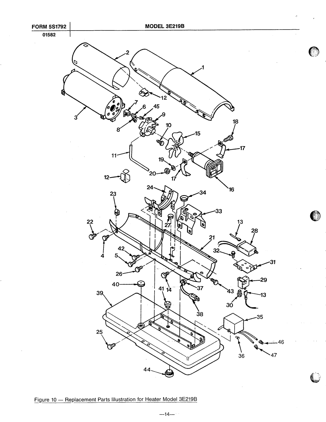 Dayton 3E219B, 3E218B, 2E511B, 2E510C manual 