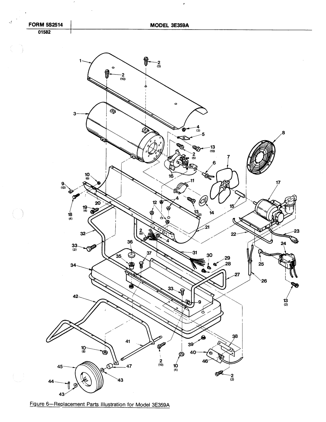 Dayton 3E358A, 3E359A manual 