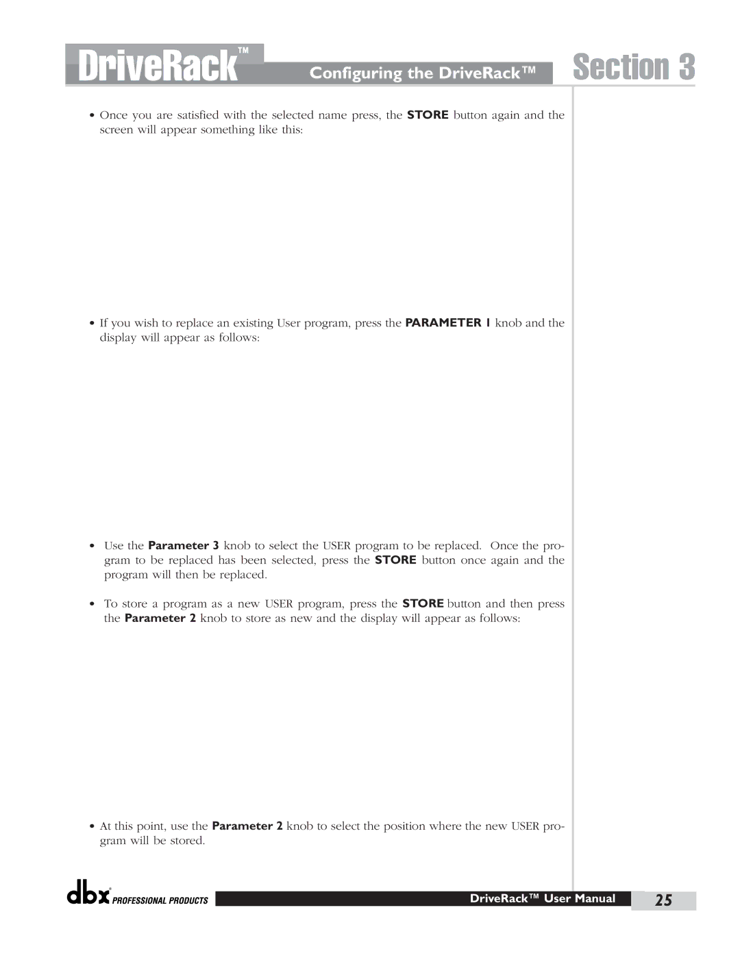 dbx Pro 480 user manual DriveRack 