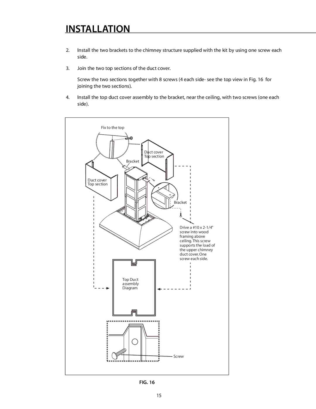 DCS 221712 manual Screw 