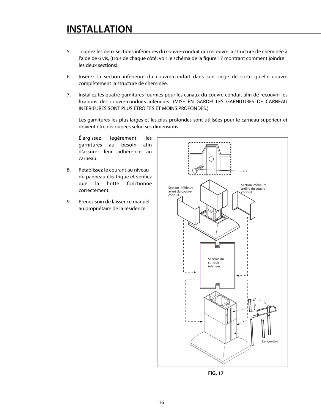 DCS 221712 manual Vis 