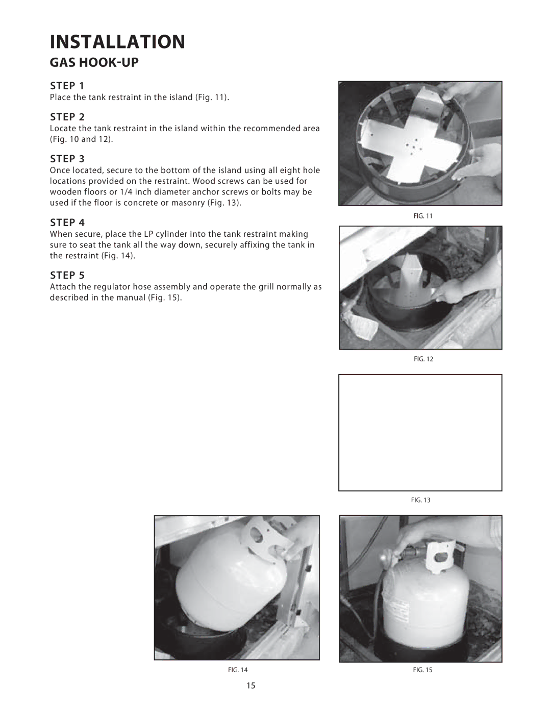 DCS 36/48BGB manual Step 