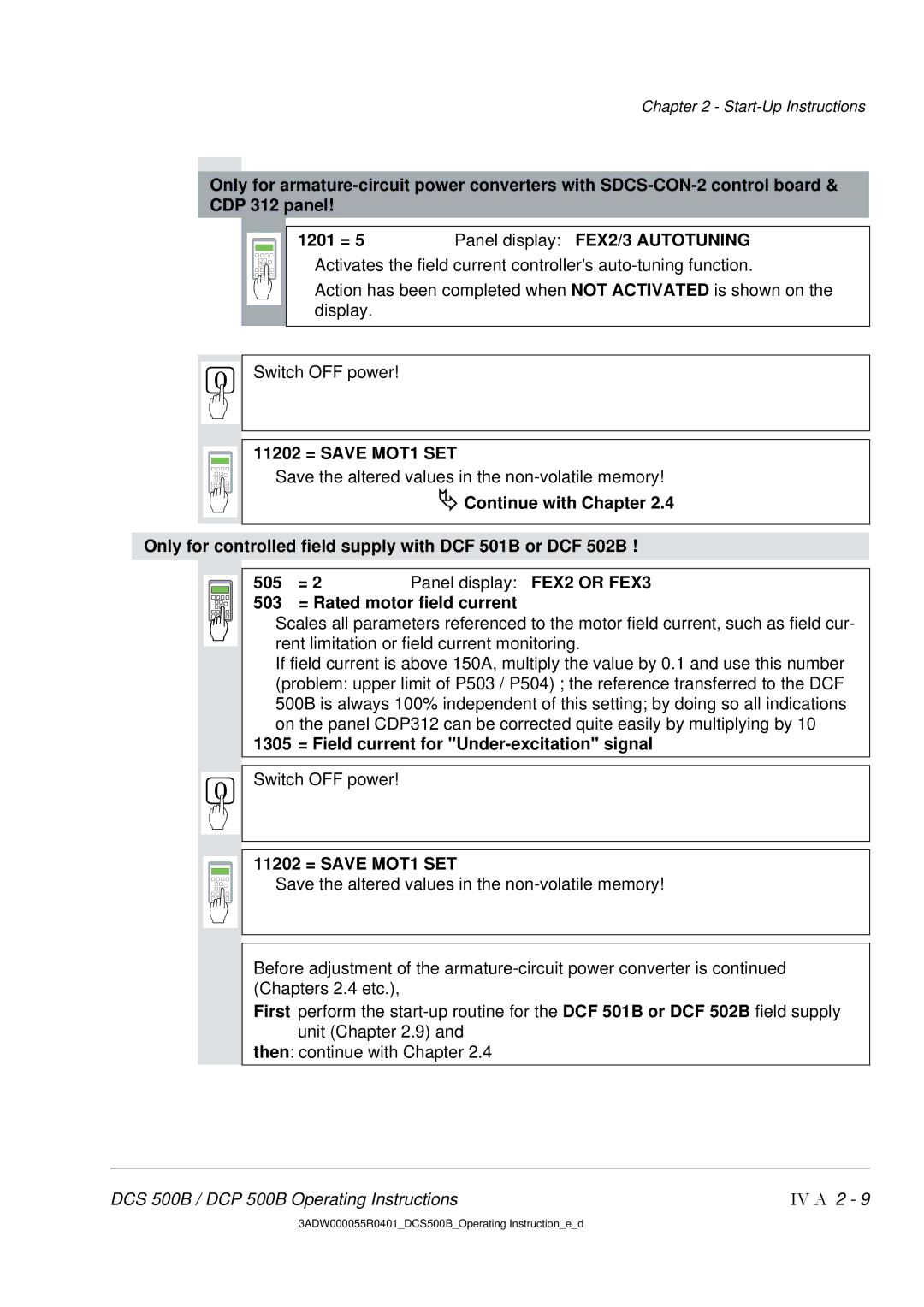 DCS 500 manual IV a 2 