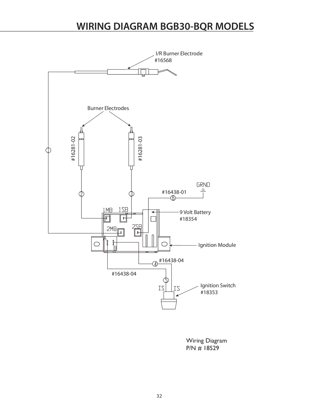 DCS manual Wiring Diagram BGB30-BQR Models 