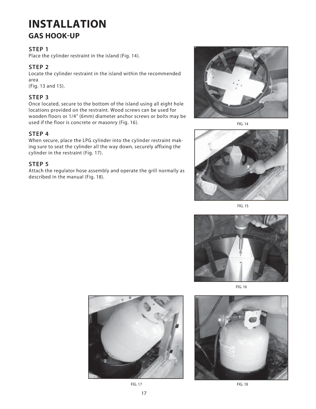 DCS BGB36, BGB48 installation instructions Step 