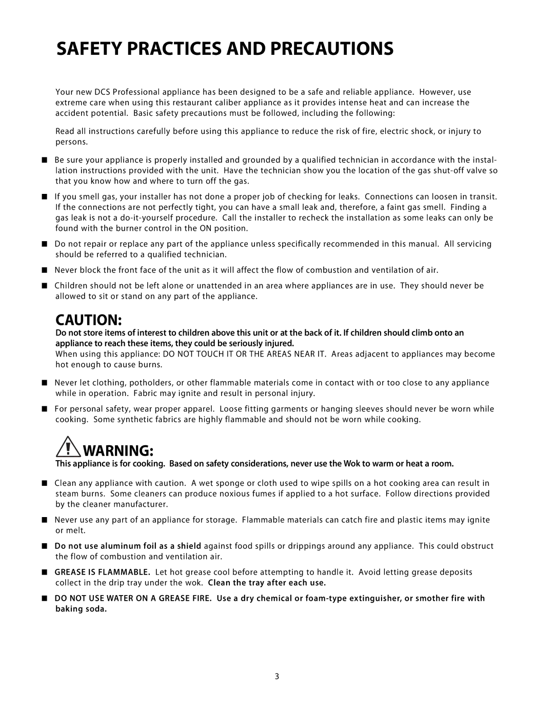 DCS C-24 installation instructions Safety Practices and Precautions 