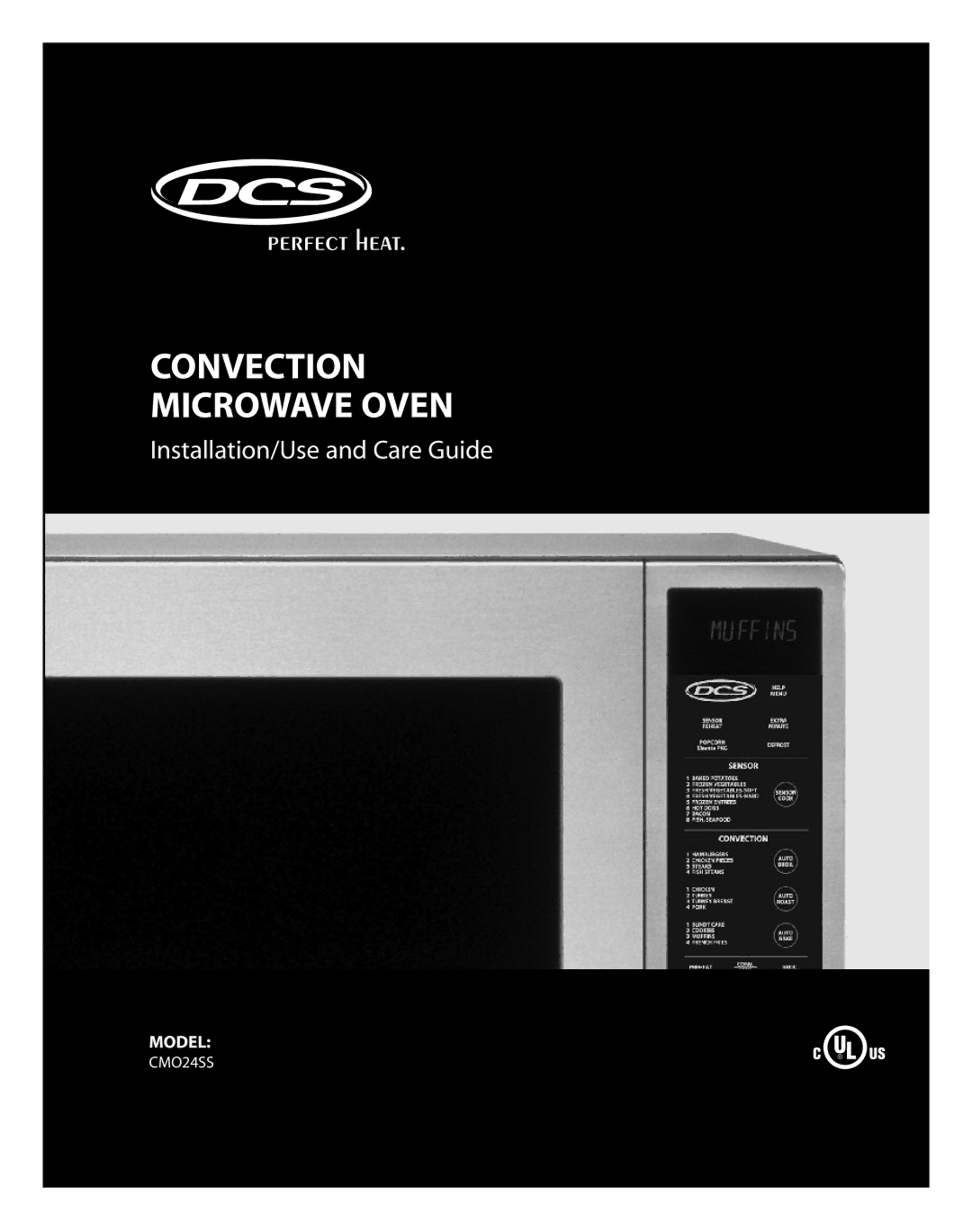 DCS CMO24SS manual Convection Microwave Oven, Heading 