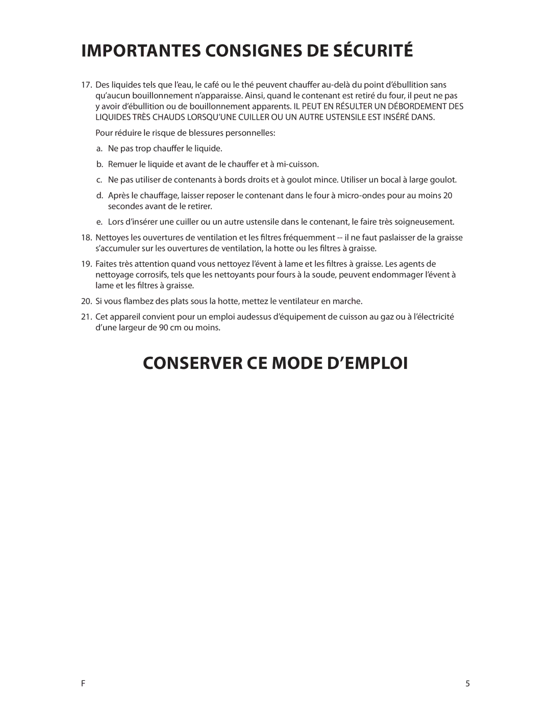 DCS CMOH30SS manual Conserver CE Mode D’EMPLOI 