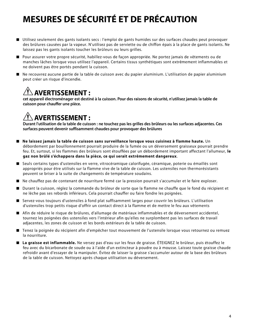 DCS CTD-304, CTD-365 manual Mesures DE Sécurité ET DE Précaution 